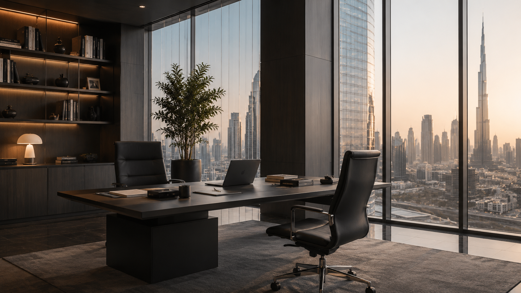 Premium executive office with Dubai city view